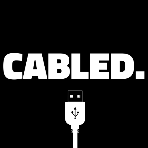 CABLED logo blak bacgrd